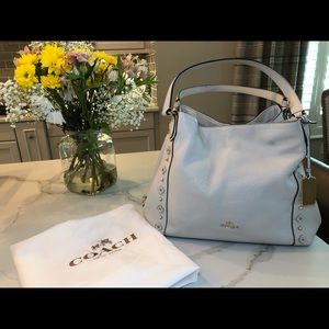 Coach Floral Rivets Edie 31 Shoulder Bag